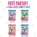 B.F.F. Play Pate Lovers Aw Yeah! Grain-Free Wet Cat Food Pouches Variety Pack 3oz (Pack of 12) - Buy Online on GoSupps.com