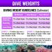 AQUATIC Coated White Dive Weights - 2.2lb (1kg) for Scuba, Freediving, Spearfishing - Buy Online on GoSupps.com