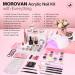 Morovan Acrylic Nail Kit - Complete Set for Beginners with UV Lamp & Glitter Powder | Professional Acrylic Nail Starter Kit - Buy Online on GoSupps.com