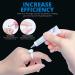 Aliory Glue Rings 200 pcs Disposable Tattoo Cups - Pink Heart Shaped Plastic Glue Holder for False Eyelashes - Buy Online on GoSupps.com