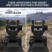 Feyachi S27 Fiber Optic Iron Sights Set with Red/Green Dot Picatinny Backup - Front & Rear Flip Up - Buy Online on GoSupps.com