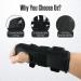 Wrist Brace Carpal Tunnel Splint Supports Pair Small/Medium - Pain Relief, Reduced Recovery Time, Compression for Sprain, Arthritis, Tendinitis - Buy Online on GoSupps.com