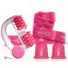 Stephanie Franck Beauty - Cellulite Massage devices Set N 2 - With 1 massage roller My Body Shaper 2 silicone cupping jars My Cellu Shaper (5.5cm) + 1 Yoga Band - For a tight skin (pink) pink