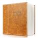 Safedealshop Magnetic Self-Stick Page Photo Album,Leather Cover,Holds 4X6,5X7,6X8,8X10,10X12 of Photos,Suitable for Anniversary Albums,Wedding Photo Album,Baby Growth,Family Album. Bigger Brown
