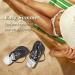 Mnsruu Musical Notes Piano Keys Flip Flops - Black & White for Home Hotel Spa & Travel - Buy Online on GoSupps.com