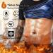 BODYSUNER Men's Sauna Sweat Suit Shirt Waist Trainer Vest - Blue, Large - Buy Online on GoSupps.com