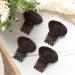 Invisible Fluffy Hair Pad Sponge Clip Set for Women - Brown - Buy Online on GoSupps.com