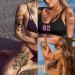 Yazhiji Waterproof Temporary Tattoos - Large Flowers Butterfly Collection for Women and Girls - Buy Online on GoSupps.com