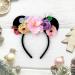 JUTTIRA Flowers Mouse Ears Headband - Floral Headwear for Kids & Adults - Buy Online on GoSupps.com