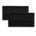 CM Extra Wide 5 Inches Soft Stretchy Yoga Fashion Headband  Black Color  2 Pieces