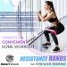 Sleek 14 Pilates Ring with 4 Resistance Bands - Padded Magic Circle for Yoga & Fitness - Toning Thighs - Purple - Buy Online on GoSupps.com
