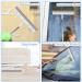 Kioiner Silicone Water Scraper with Long Handle Professional Shower Scraper Squeegee Adjustable Floor Squeegee for Cleaning Washing Drying Shower Glass Garage Windshield Window - Buy Online on GoSupps.com