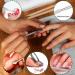 Cuticle Pusher Stainless Steel Dual Head Nail Cuticle Cleaner for Nail Polish Remover Gel Nail Remover for Removing Dead Skin - Buy Online on GoSupps.com
