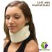 Mars Wellness Soft Neck Brace - Medical Cervical Collar for Neck Pain Relief - Adjustable Foam Brace for Stability Post Surgery - 2.5 Inch - Pack of 1 - Buy Online on GoSupps.com