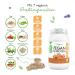 Vegan 7K Protein Powder - 1kg Salted Caramel | Pure Plant-Based Protein Blend (Rice Almond Soy Pea Hemp Cranberry Sunflower) - Ideal for Smoothies & Fitness - Buy Online on GoSupps.com