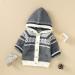 North Edge Baby Cardigan Hooded Sweater - 3-6 Months - Gray - Buy Online on GoSupps.com