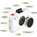 Kodak Step Instant Camera Bundle - 10MP Image Sensor, Zink Zero Ink Tech, Photo Album, Case, 20 Pack Zink Paper, Markers, Stickers - White - Buy Online on GoSupps.com