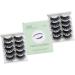 KFZR 10 Pairs 3D False Eyelashes Fake Eye Lashes Natural Look Makeup Extension Black Thick - Buy Online on GoSupps.com