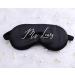 Personalized Satin Sleep Eye Mask - Custom Monogram Bridesmaid Gift, Hen Party Favor, Wedding & Birthday Gift for Her (Black) - Buy Online on GoSupps.com