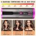 Automatic Curling Iron Cordless Auto Curler Rechargeable Auto Curler with LCD Display Professional Ceramic Barrel Curling Wand Fast Heating Hair Culer (Gray1) - Buy Online on GoSupps.com