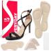 Sulpo insoles set - anti -slip gel inserts - relief from foot pain - anti -lip silicone heel cushion insert toes handle liner silicone strap footpaster - insoles for detention shoes