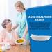 Spill-Proof Scoop Plate High-Low Adaptive Plate Handicapped Elderly Adults with Special Needs from Parkinsons with Non Skid Padded Bottom(2 Pcs) - Buy Online on GoSupps.com