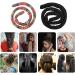 Nizirioo 2 Piece Spiral Hair Elastics Hair Accessories Ponytail Holder Folding Dreadlock for Ponytail Hair Tie Dreadlocks Hair Ties for Women Men - Buy Online on GoSupps.com