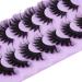 ALPHONSE 20mm 3D Wispy Mink Lashes Pack - D Curl Long Thick Dramatic False Eyelashes - 7 Pairs - Buy Online on GoSupps.com