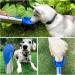 Tuff Pupper Puflask Large Dog Water Bottle - 27 & 40 oz Stainless Steel Travel Water Dispenser & Bowl for Dogs - Nebulas Blue 1200 ml - Buy Online on GoSupps.com