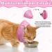 Fanshionstide Adjustable Anti-Bite Cat Collar - Soft Protective Halskrause for Cats & Puppies (Pink) - Perfect for Post-Surgery & Injury Recovery - Buy Online on GoSupps.com
