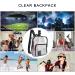 Cute Clear Mini Backpack - Stadium Approved Waterproof Lightweight Bag for Travel, Work, Concerts & Events (Black) - Buy Online on GoSupps.com