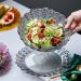 Kitchen Countertop Fruit Rack Fruit Basket Fruit Basket Attractive Large Glass Round Serving Fruit Dish Beautiful European Design Centerpiece Bowl Elegant Multipurpose Fruit Basket (Color : Roze) - Buy Online on GoSupps.com