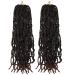 Buy Aomig 42 PCs 18 Inch Earthworm Fake Hair Extensions - Goddess Gypsy Braids & Passion Twists - Synthetic Fiber for Cosplay & Parties - Brown - Buy Online on GoSupps.com