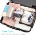 TSA Approved Clear Toiletry Bag 3 Pack - Rose Gold Quart Size Makeup Bags for Travel - Buy Online on GoSupps.com