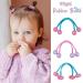18Pcs Small Plastics Balls Hair Ties for Toddler Girls & Women - Elastic Rubber Bands Hair Accessories - Buy Online on GoSupps.com
