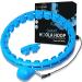 BetterSense Smart Weighted Hula Hoop - Infinity Hoop Plus Size for Adults Weight Loss 2 in 1 Detachable 26 Knots Fit Hoop Adjustable Auto Spinning Massage Ball Fitness Equipment for Adults Blue
