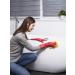 Lanon Wahoo Reusable Household Gloves - Skin-Friendly Cotton Lined Kitchen & Cleaning Gloves - Size S - Red - Durable & Comfortable - Buy Online on GoSupps.com