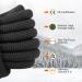 12mm Static Climbing Rope Set with Steel Hooks and Bag - Outdoor Climbing Equipment for Fire Rescue - Black 65FT - Buy Online on GoSupps.com