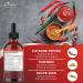 Cayenne Pepper Supplement Liquid Drops + Hawthorn Berry Vitamin D3 K2 Beet Root Powder Ceylon Cinnamon Turmeric Curcumin Organic Panax Ginseng - 4oz 2 Fl Oz (Pack of 2) - Buy Online on GoSupps.com