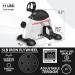 TODO Mini Exercise Bike Pedal Exerciser with Digital Monitor - Portable Foot Peddler for Therapy - Bright White - Buy Online on GoSupps.com