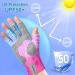 PLUSINNO UPF50+ Sun Gloves for Kayaking, Hiking, Paddling - Pink S/M - Buy Online on GoSupps.com