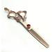 6-inch Rose Gold 440c high Hardness Japanese Hairpressing Scissors Salon Hairpressing Hair Cutting and Thinning Hairpressing Professional Hair Cut (Scissors Set) - Buy Online on GoSupps.com