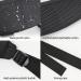 Black Quick Side Release Plastic Buckle Golf Bag Shoulder Straps | Adjustable and Durable - Buy Online on GoSupps.com