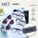 Opulize Met 5 Series Pack Reading Glasses - Round Black Brown Green Gray for Men & Women | Sun Readers +2.50 Diopters - Buy Online on GoSupps.com