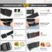 JASGOOD Nylon Military Tactical Men Belt 2 Pack - Outdoor Webbing Web Belt with Plastic Buckle - Fits Pant Up To 35 - Gift for Men - C-black+black - Buy Online on GoSupps.com