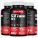 Tart Cherry 10 000mg Montmorency 10X Extract 120 Capsules Gout Pain Relief Vegetarian Potassium Non-GMO Allergen-Free Made in Canada (120 count (pack of 3))