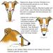 Don Pare 107 Greyhound Racing Muzzle for Black Lurcher, Sloughi, Saluki Dogs | Designed for Long Slender Shaped Muzzles by Amathings - Buy Online on GoSupps.com
