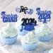 40Pcs Graduation Cupcake Toppers 2024 Blue Glitter Senior Class of 2024 Cupcake Toppers Diploma Grad Cap Cupcake Picks 2024 for Grade Graduation Party Supplies - Buy Online on GoSupps.com