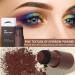 Waterproof Eyebrow Stamp Kit with 10 Reusable Stencils and Brushes - Dark Brown - Buy Online on GoSupps.com