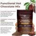 Organic 5 Defenders Mushroom Hot Chocolate Mix - Unsweetened, Gluten-Free, Vegan - 15 Servings - Buy Online on GoSupps.com
